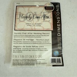 Happily Ever After Wedding Record Kit - Cream